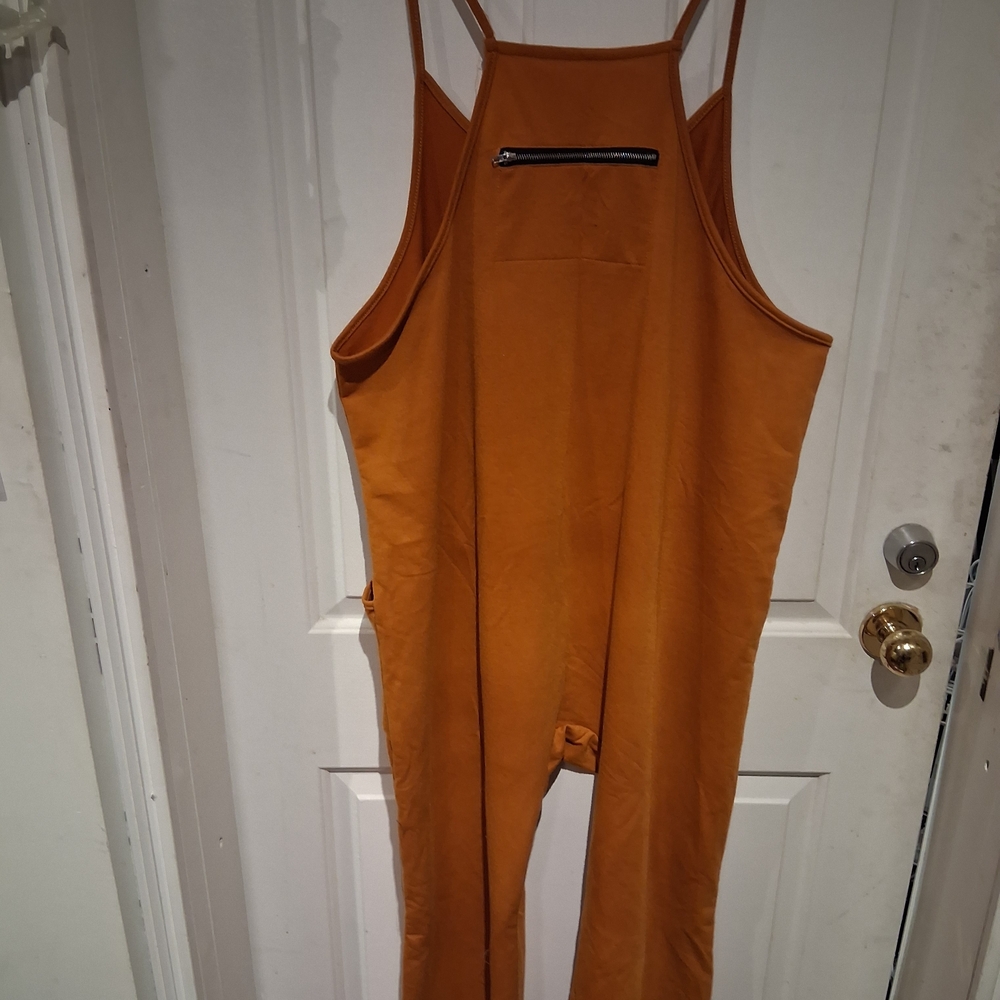 Women's Orange Jumpsuit